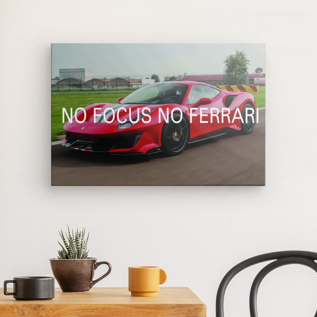Ferrari 488 Canvas 24" x 16"