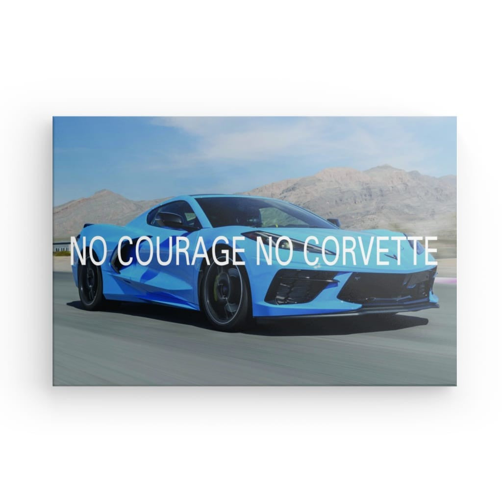 Corvette C8 Canvas 24" x 16"