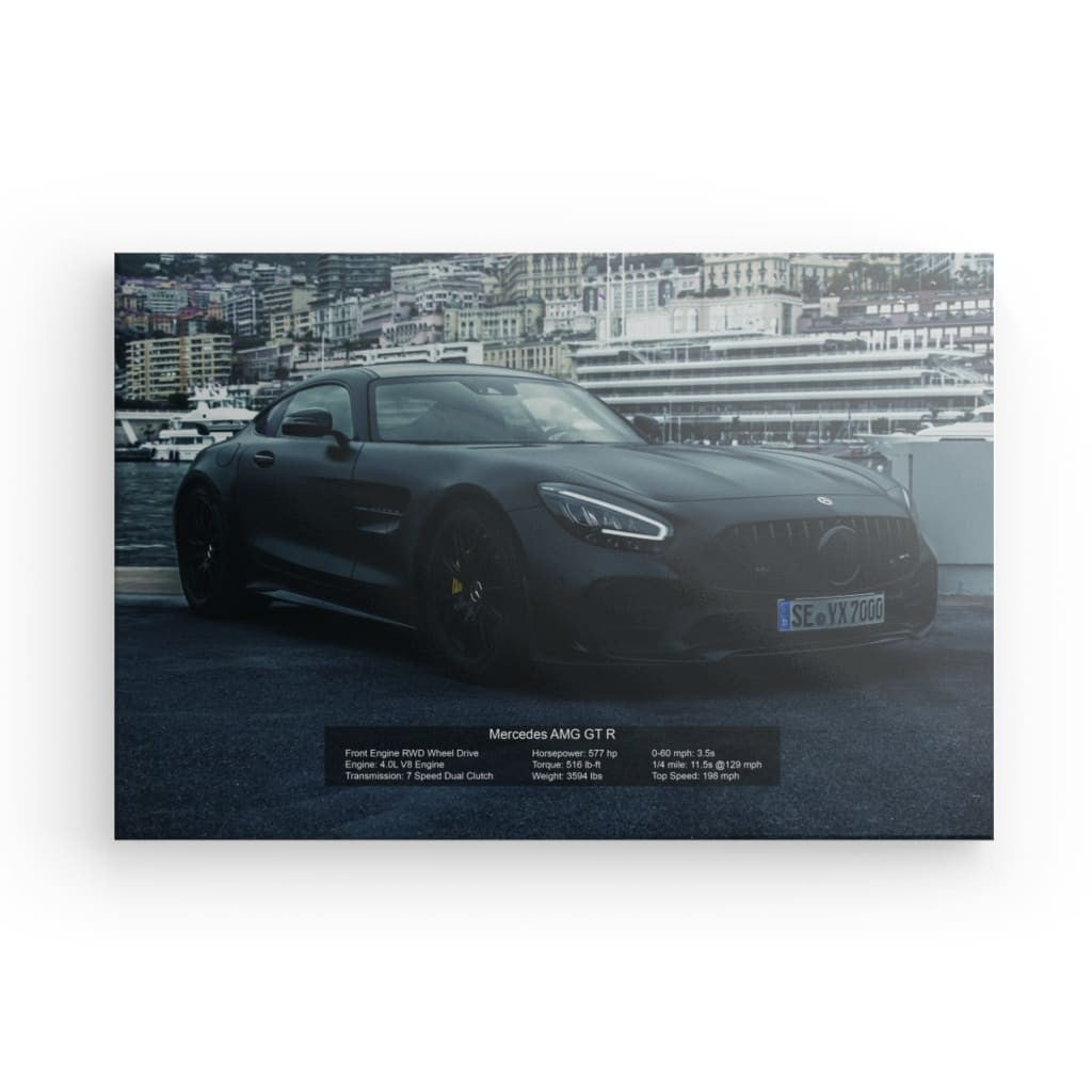 Mercedes AMG GT-R Canvas 36" x 24"