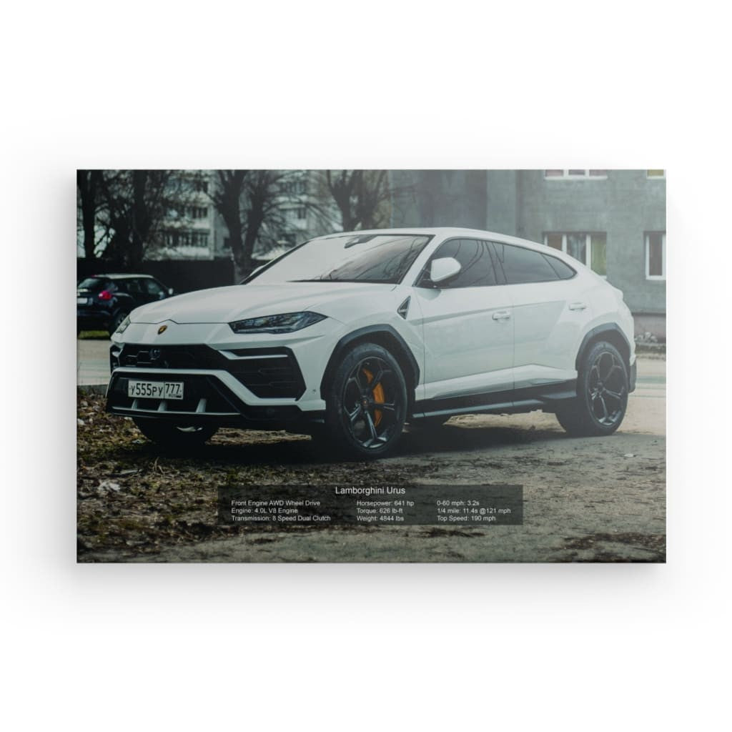 Lamborghini Urus Canvas 36" x 24"