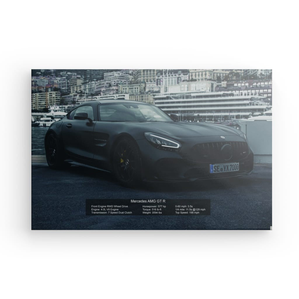 Mercedes AMG GT-R Canvas 24" x 16"