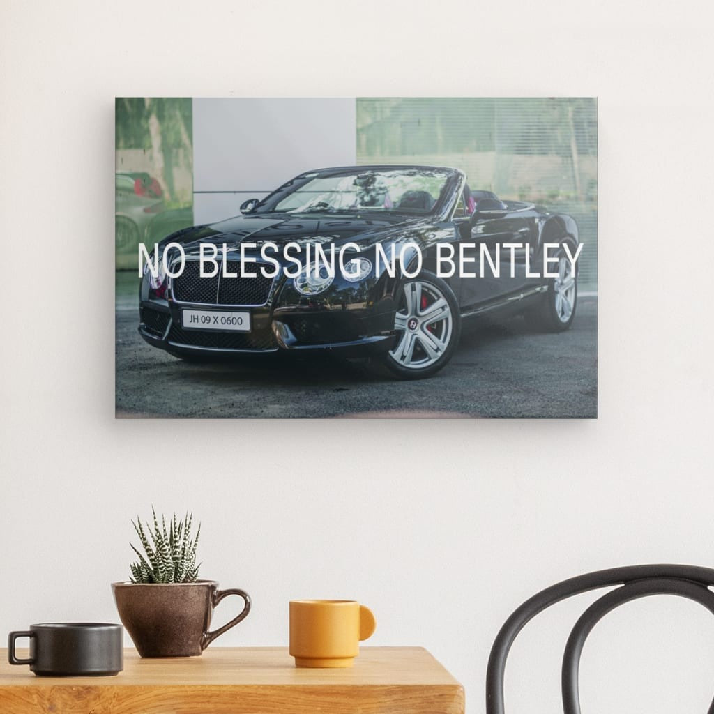 Bentley Continental GTC Canvas 24" x 16"