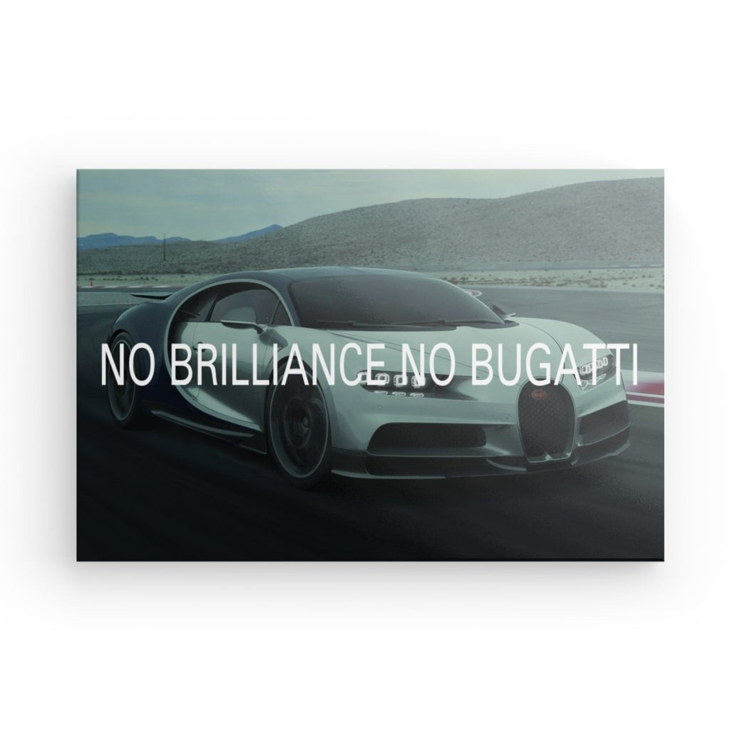 Bugatti Chiron Canvas 24" x 16"