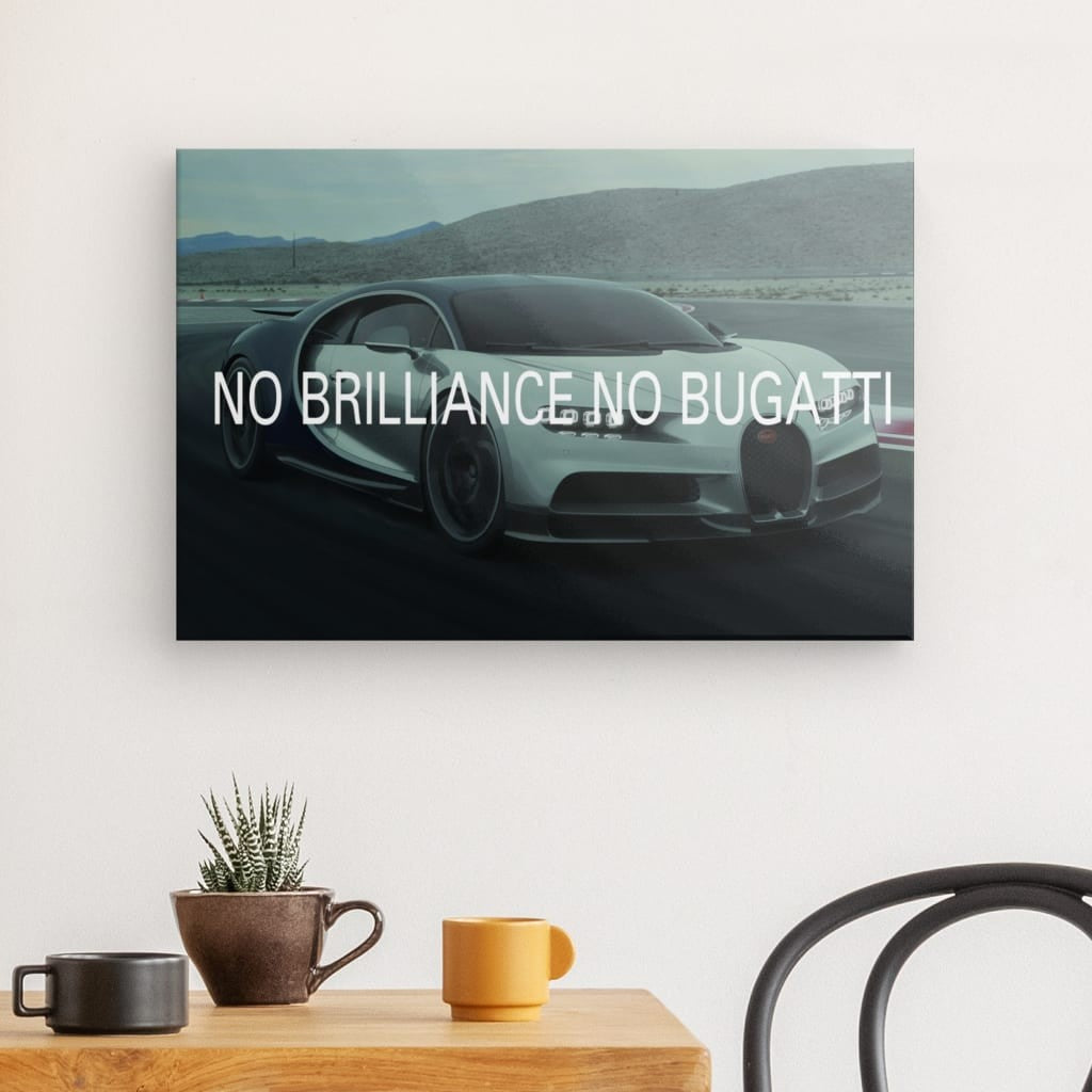 Bugatti Chiron Canvas 24" x 16"