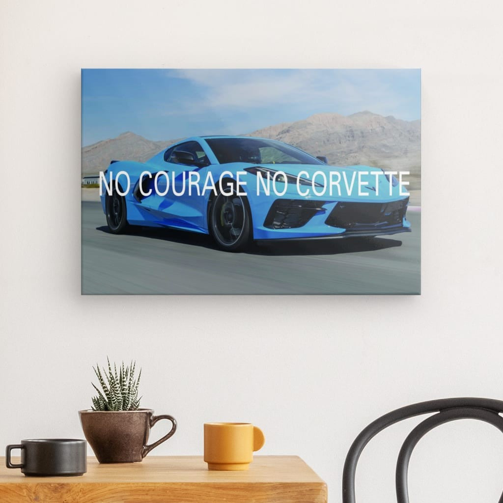Corvette C8 Canvas 24" x 16"