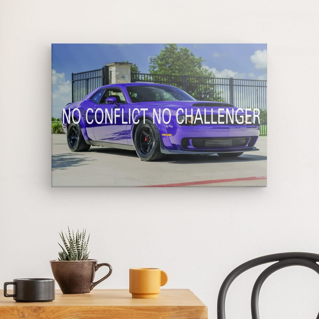 Dodge Challengr Canvas 24" x 16"