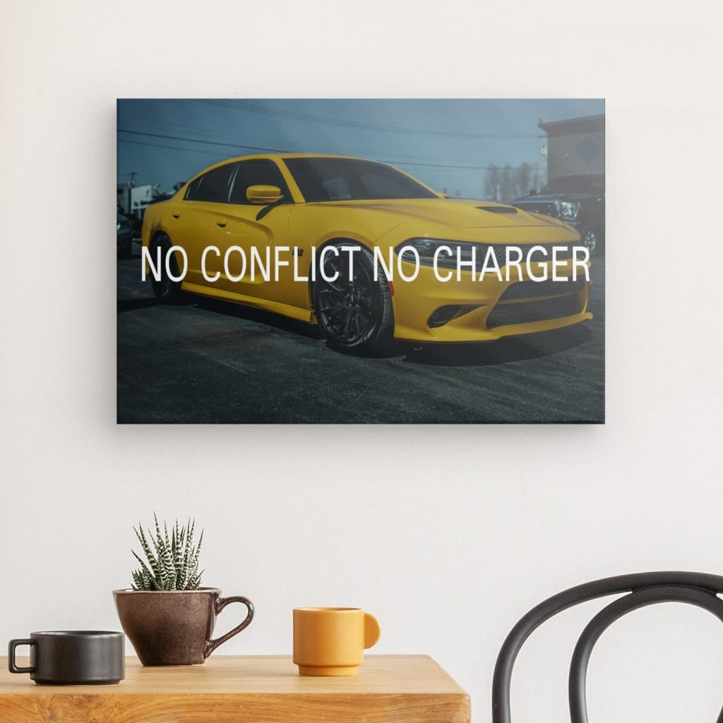 Dodge Charger Canvas 24" x 16"