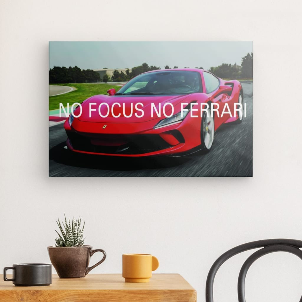 Ferrari F8 Tributo Canvas 24" x 16"