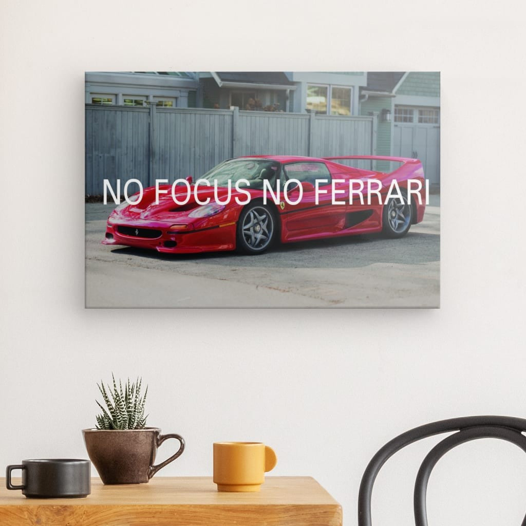 Ferrari F50 Canvas 24" x 16"