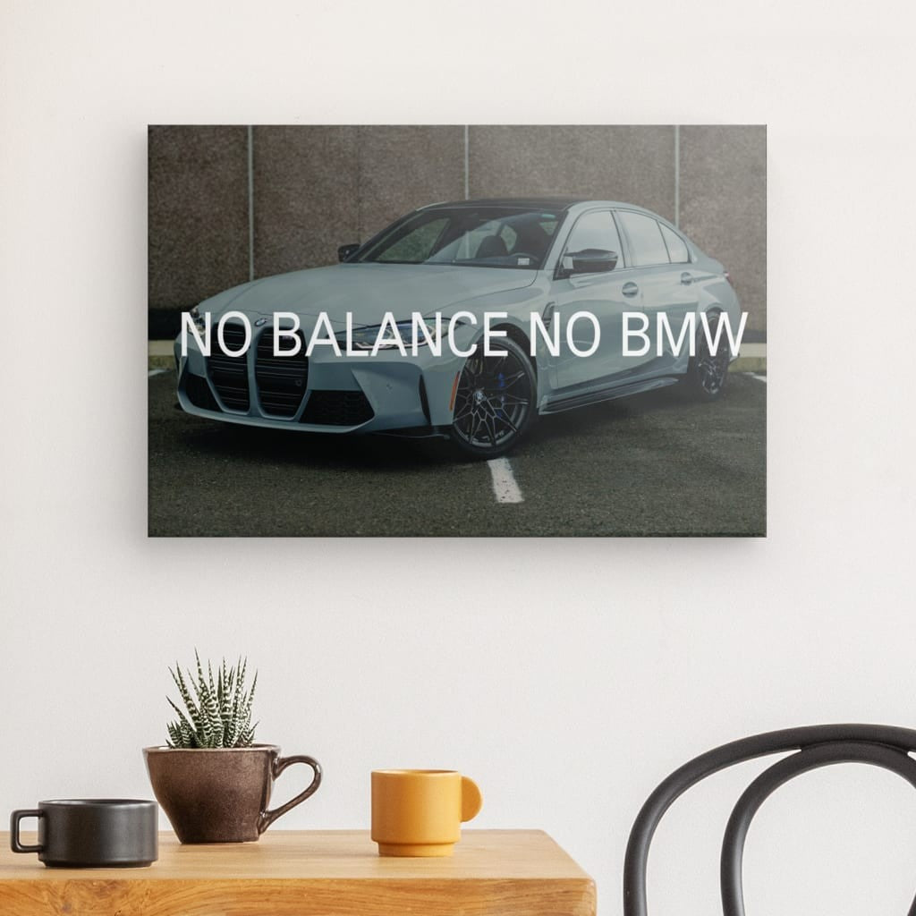 BMW M3 Canvas 24" x 16"