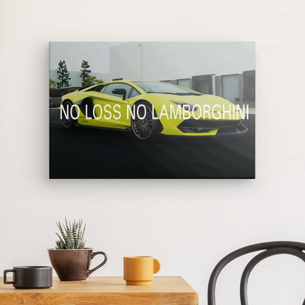 Lamborghini Aventador SVJ Canvas 24" x 16"