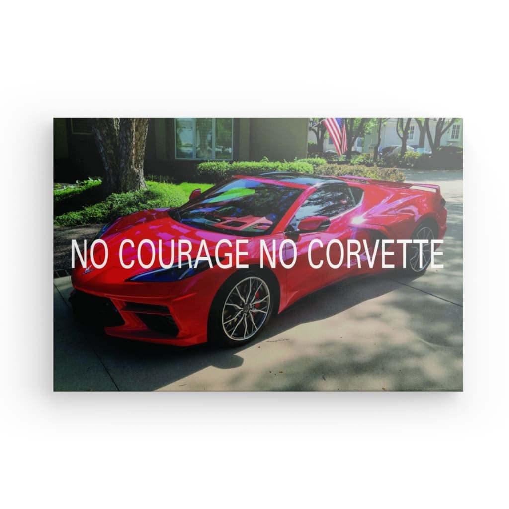 Corvette C8 Red Canvas