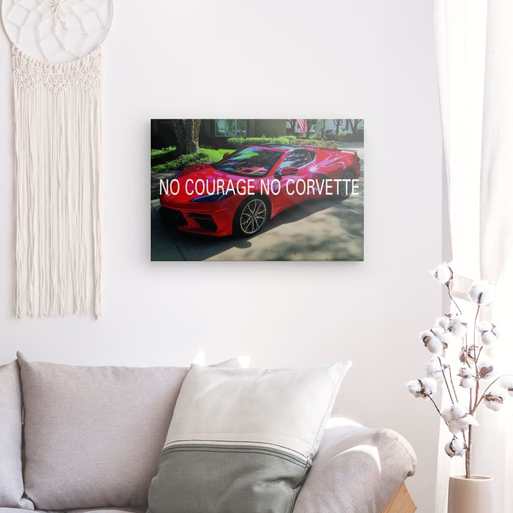 Corvette C8 Red Canvas