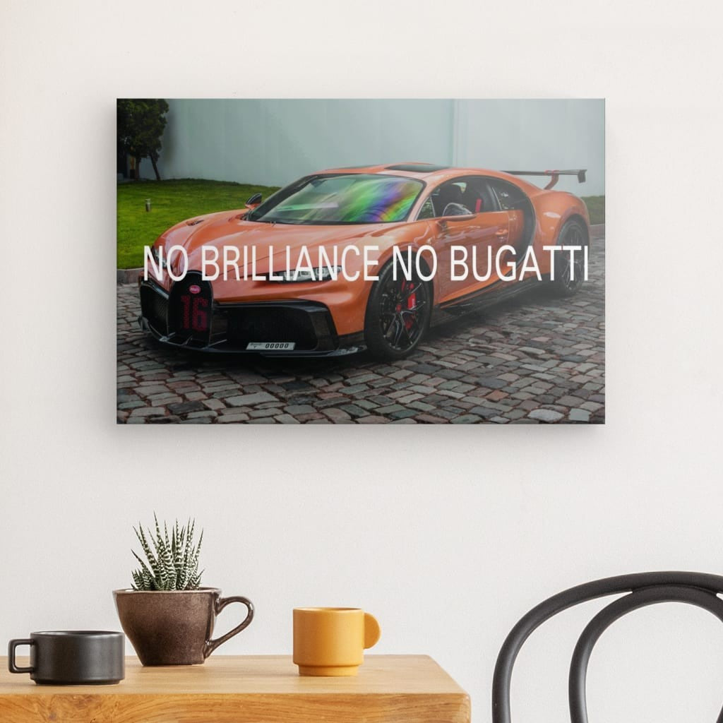 Bugatti Chiron Canvas 24" x 16"