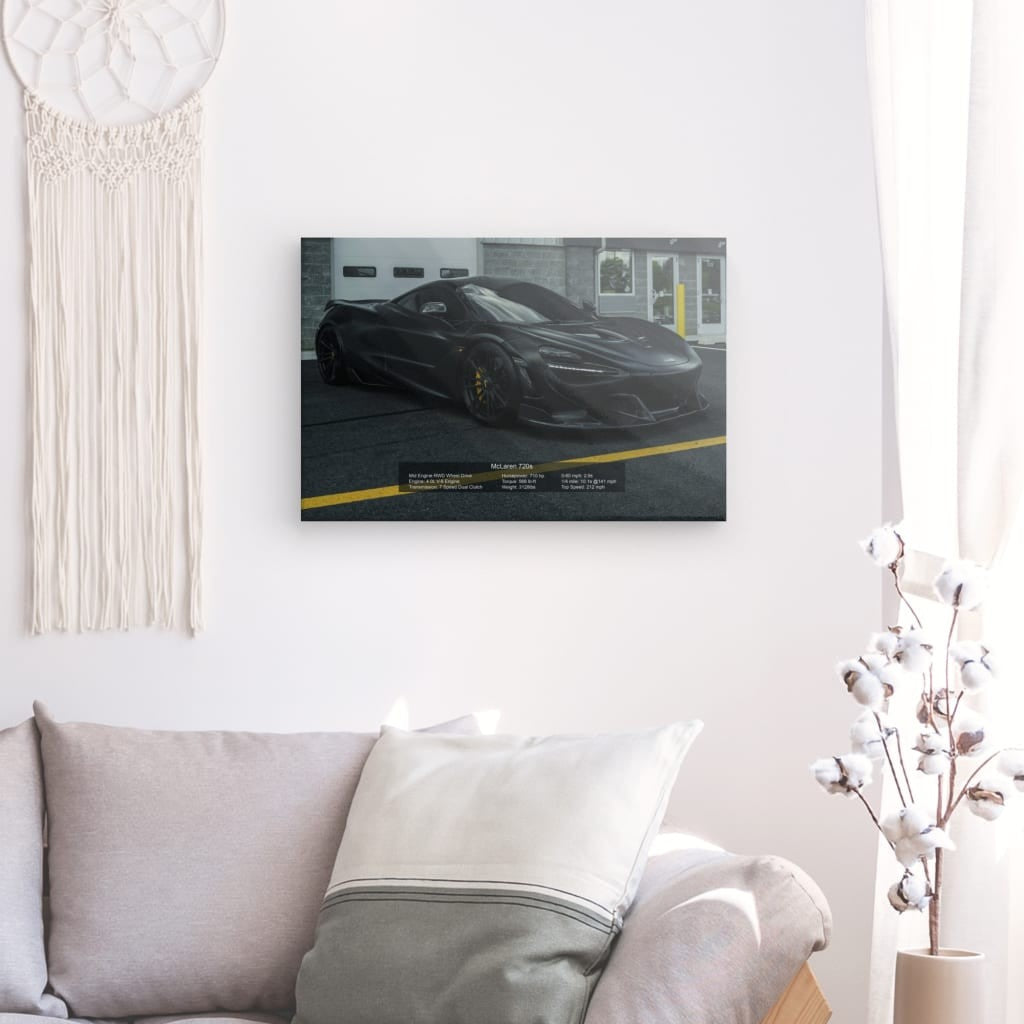 McLaren 720S Canvas 36" x 24"