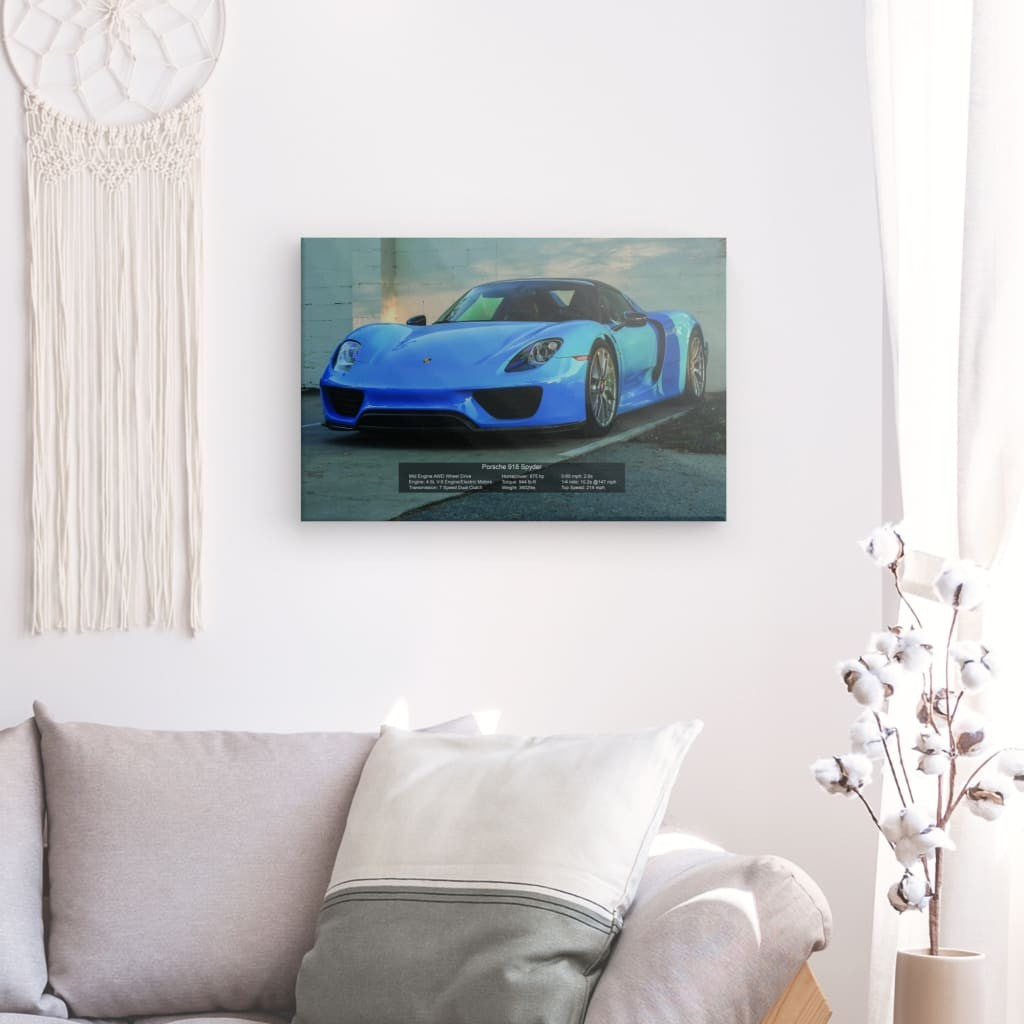 Porsche 918 Spyder Canvas 36" x 24"