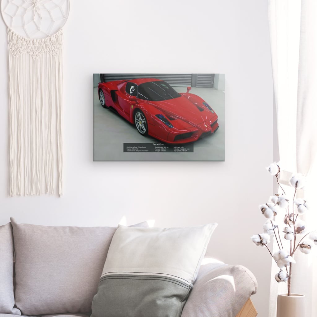 Ferrari Enzo Canvas 36" x 24"