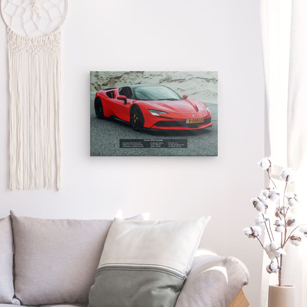 Ferrari SF90 Stradale 36" x 24"