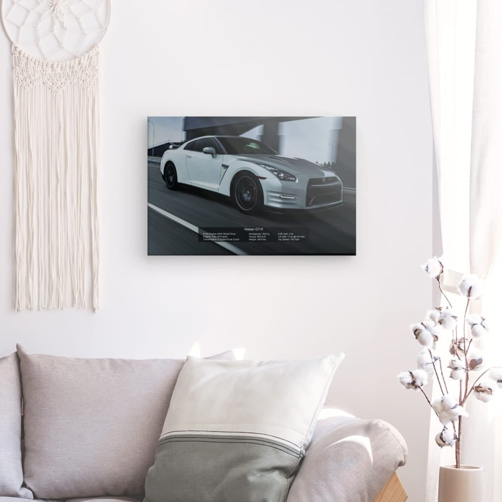 Nissan GT-R Canvas 36" x 24"