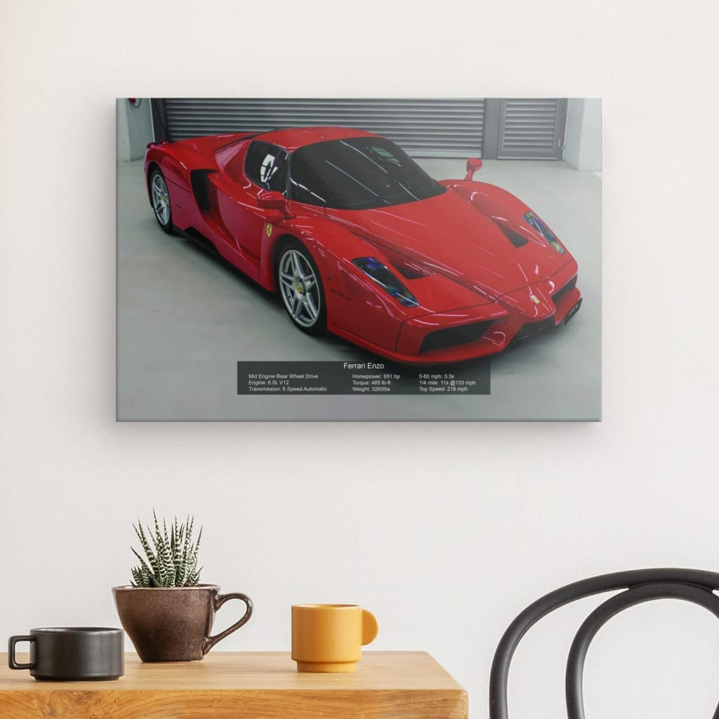Ferrari Enzo Canvas 24" x 16"